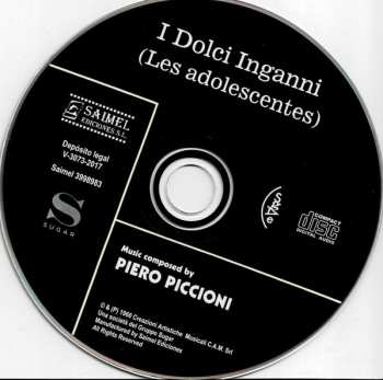 CD Piero Piccioni: I Dolci Inganni (Les Adolescentes) LTD