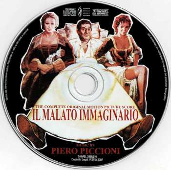 CD Piero Piccioni: Il Malato Immaginario (The Complete Original Motion Picture Score)
