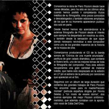 CD Piero Piccioni: Il Malato Immaginario (The Complete Original Motion Picture Score)