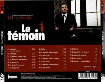 CD Piero Piccioni: Le Témoin (Bande Originale Du Film) LTD