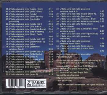 CD Piero Piccioni: L'Italia Vista Dal Cielo: Lombardia - Toscana - Lazio