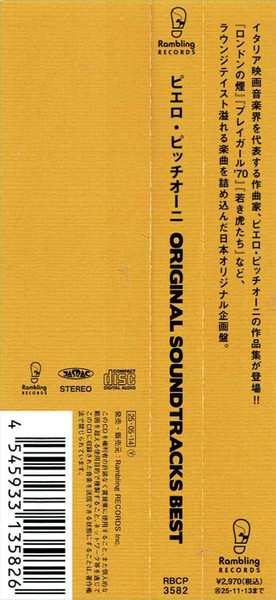 CD Piero Piccioni: Original Soundtracks Best