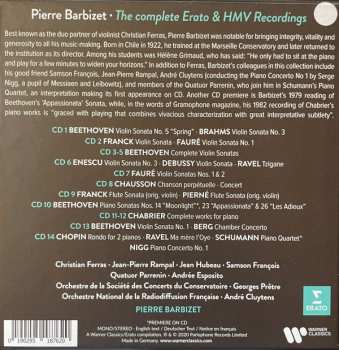14CD/Box Set Pierre Barbizet: The Complete Erato & HMV Recordings
