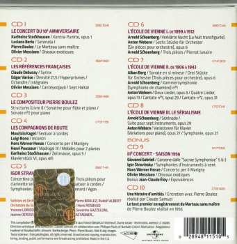 10CD/Box Set Pierre Boulez: Le Domaine Musical - 1956...1967 LTD
