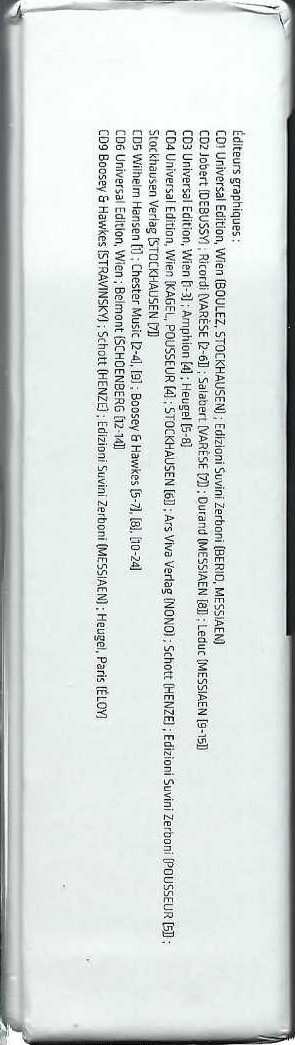 10CD/Box Set Pierre Boulez: Le Domaine Musical - 1956...1967 LTD