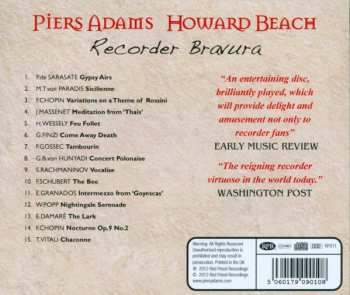 CD Piers Adams: Recorder Bravura