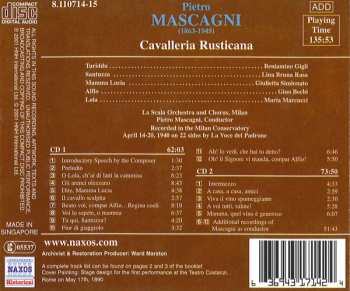 2CD Pietro Mascagni: Cavalleria Rusticana