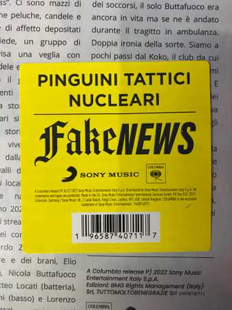 2LP Pinguini Tattici Nucleari: Fake News CLR | LTD