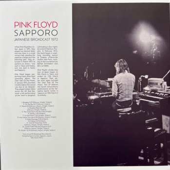 2LP Pink Floyd: Sapporo: Japanese Broadcast 1972 CLR | LTD