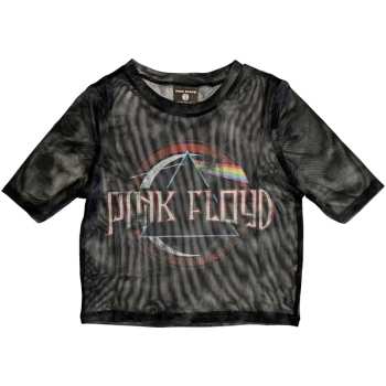 Merch Pink Floyd: Frauen Crop Top Vintage Dark Side Of The Moon Seal