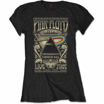 Merch Pink Floyd: Frauen T-Shirt Carnegie Hall Poster 
