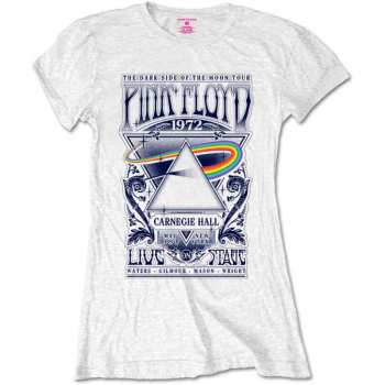 Merch Pink Floyd: Frauen T-Shirt Carnegie Hall Poster 