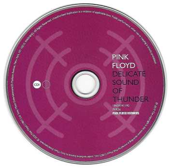 2CD Pink Floyd: Delicate Sound Of Thunder DIGI