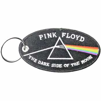 Merch Pink Floyd: Schlüsselanhänger Dark Side Of The Moon Oval Black Border 