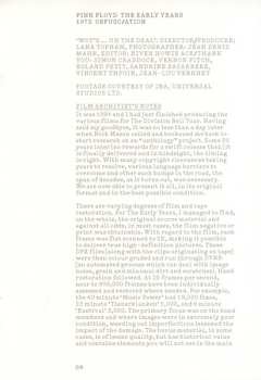 2CD/DVD/Blu-ray Pink Floyd: The Early Years 1972 Obfusc/ation