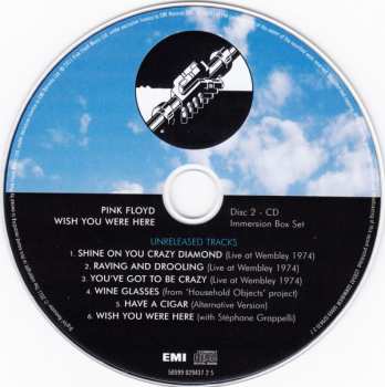 2CD/2DVD/Box Set/Blu-ray Pink Floyd: Wish You Were Here - Immersion Box Set LTD