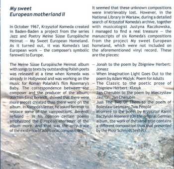 CD Piotr Schmidt International Sextet: Komeda Unknown 1967