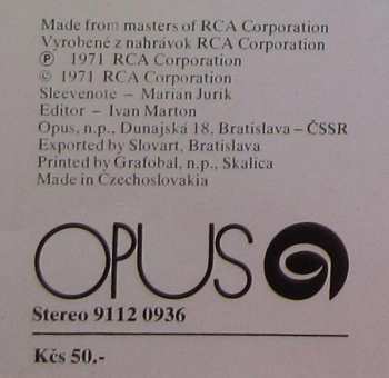 LP Placido Domingo: L'Arte Di Placido Domingo