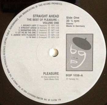 LP Pleasure: Straight Ahead - The Best Of Pleasure Volume 1