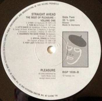 LP Pleasure: Straight Ahead - The Best Of Pleasure Volume 1