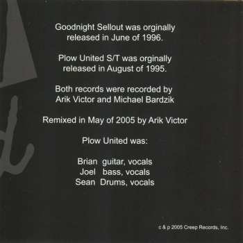 CD Plow United: Goodnight Sellout
