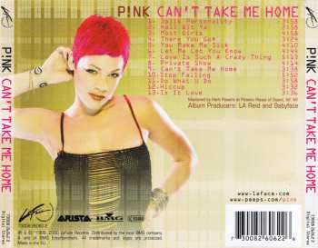 CD P!NK: Can't Take Me Home