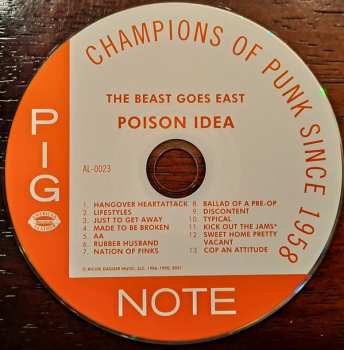 CD Poison Idea: The Beast Goes East: Live At City Gardens, 1990