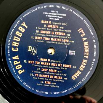 2LP Popa Chubby: It's A Mighty Hard Road