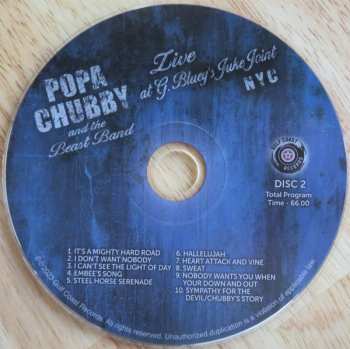 2CD Popa Chubby: Live At G. Bluey’s Juke Joint Nyc