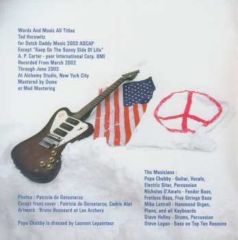 CD Popa Chubby: Peace, Love & Respect