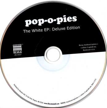CD Pop-O-Pies: The White EP: Deluxe Edition DLX