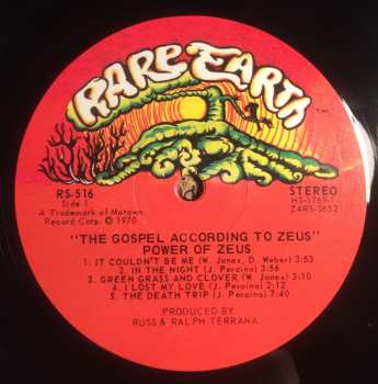 LP Power Of Zeus: The Gospel According To Zeus