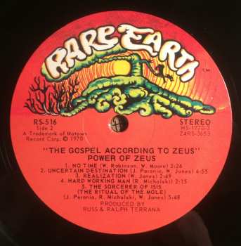 LP Power Of Zeus: The Gospel According To Zeus