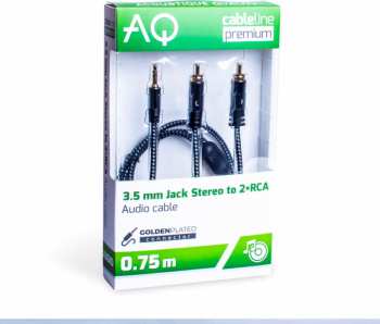 Tontechnik Premium PA420 - 3,5 mm Jack - 2 x RCA 0,75m