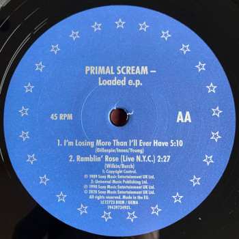 LP Primal Scream: Loaded E.P. LTD