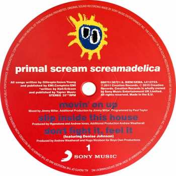 2LP Primal Scream: Screamadelica