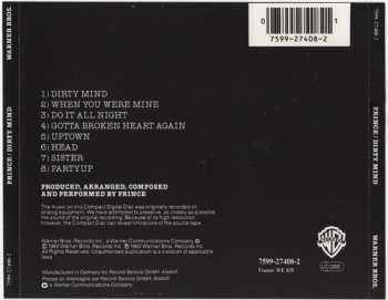 CD Prince: Dirty Mind