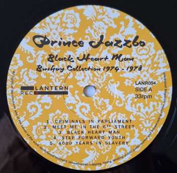 LP Prince Jazzbo: Black Heart Man - Bushay Collection 1974 - 1978 LTD