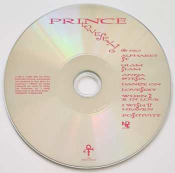 CD Prince: Lovesexy