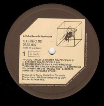 2LP Procol Harum: A Whiter Shade Of Pale / A Salty Dog