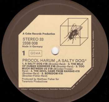 2LP Procol Harum: A Whiter Shade Of Pale / A Salty Dog