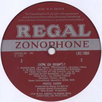 LP Procol Harum: Shine On Brightly