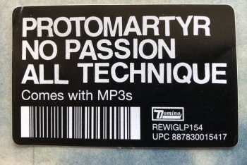 LP Protomartyr: No Passion All Technique LTD