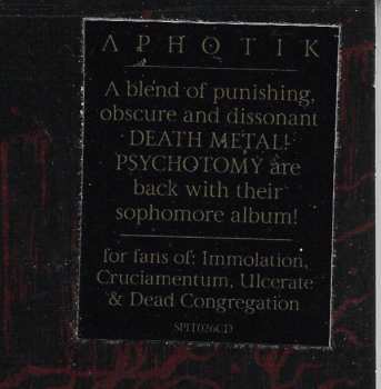 CD Psychotomy: Aphotik LTD | DIGI
