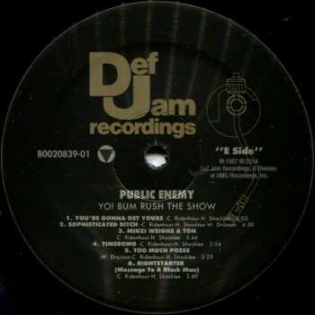 LP Public Enemy: Yo!  Bum Rush The Show