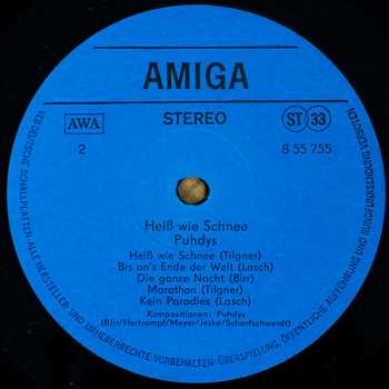 LP Puhdys: Heiß Wie Schnee