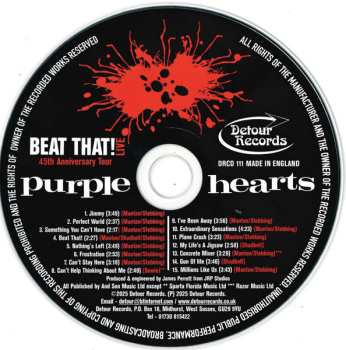 CD Purple Hearts: Beat That! Live 45th Anniversary Tour