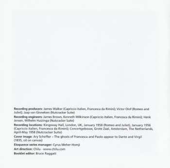 CD Pyotr Ilyich Tchaikovsky: Capriccio Italien / Francesca Da Rimini / Romeo And Juliet / The Nutcracker Suite