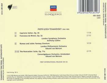 CD Pyotr Ilyich Tchaikovsky: Capriccio Italien / Francesca Da Rimini / Romeo And Juliet / The Nutcracker Suite