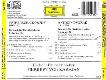 CD Antonín Dvořák: Streicherserenaden - String Serenades - Sérénades Pour Cordes